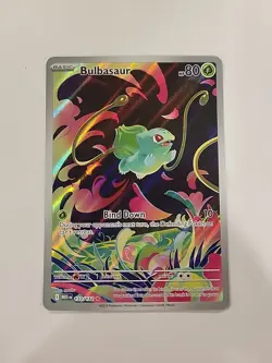 Pokemon Bulbasaur 2025 Full Art Holo Mega Evolutions Card 133/132 - Image 1