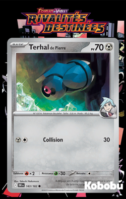 Carte Pokemon Terhal 143/182 EV10 Rivalites Destinees DRI Ecarlate Violet - Image 1