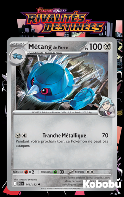 Carte Pokemon Metang 144/182 EV10 Rivalites Destinees DRI Ecarlate Violet - Image 1