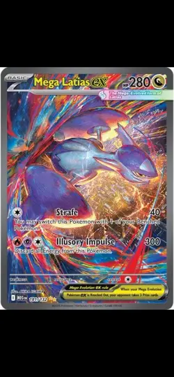 Pokemon TCG Mega Latias EX 181/132 Mega Evolution English NM - Image 1