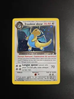 Carte Pokemon Dracolosse Obscur 5/82 Holo Edition 2 Team Rocket Wizards FR - Image 1