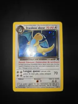 Carte Pokemon Dracolosse Obscur 5/82 Holo Edition 2 Team Rocket Wizards FR - Image 2