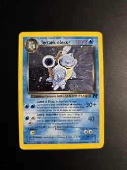 Carte Pokemon Tortank Obscur 3/82 Holo Edition 2 Team Rocket Wizards FR 2 - Image 1
