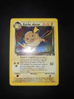 Carte Pokemon Raichu Obscur 83/82 Holo Edition 2 Team Rocket Wizards FR 2 - Image 2