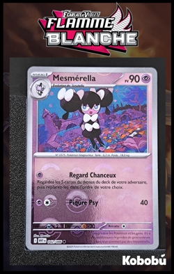 Carte Pokemon Mesmerella 042/086 Reverse PokeBall EV10.5 Flamme Blanche WHT - Image 1