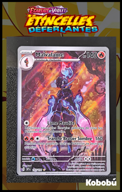 Carte Pokemon Malvalame 197/191 EV8 Etincelles Deferlantes SSP - Image 1