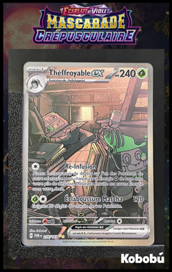 Carte Pokemon Theffroyable EX 210/167 EV6 Mascarade Crepusculaire TWM - Image 1