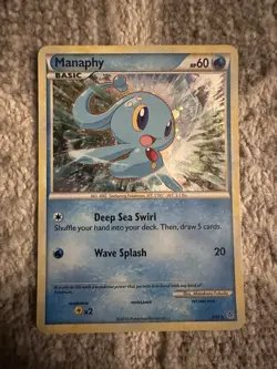 Pokemon Manaphy 2010 3/95 Unleashed Holo - Image 1