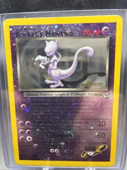 Rocket’s Mewtwo - Reverse Holo - Winner - #8 Best of Game - Pokemon TCG - 2003 - Image 1