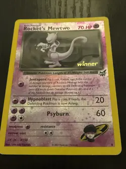 Rocket’s Mewtwo - Reverse Holo - Winner - #8 Best of Game - Pokemon TCG - 2003 - Image 4