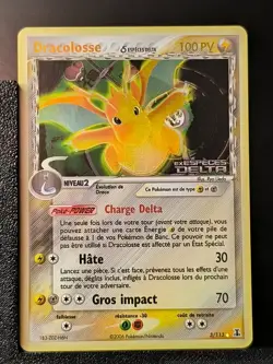 Carte Pokemon Dracolosse 3/113 Holo Reverse Ex Especes Delta Bloc EX FRA - Image 1
