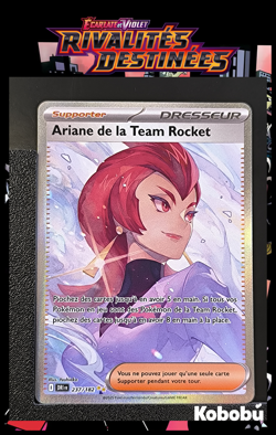 Carte Pokemon Ariane de la team rocket 237/182 EV10 Rivalites Destinees DRI - Image 1