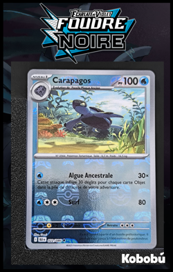Carte Pokemon Carapagos 022/086 Reverse MasterBall EV10.5 Foudre Noire BLK - Image 1