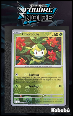 Carte Pokemon Chlorobule 006/086 Reverse MasterBall EV10.5 Foudre Noire BLK - Image 1