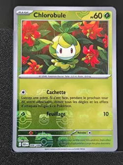 Carte Pokemon Chlorobule 006/086 Reverse MasterBall EV10.5 Foudre Noire BLK - Image 2