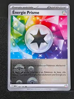 Carte Pokemon Energie Prisme 086/086 Reverse PokeBall EV10.5 Foudre Noire BLK - Image 2