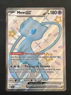 Carte Pokemon Mew EX 216/091 EV4.5 Destinees de Paldea PAF - Image 2