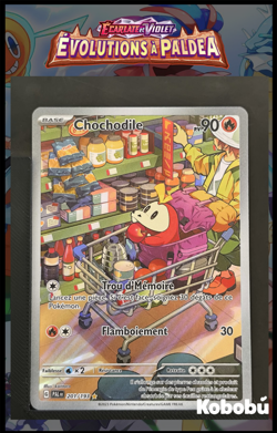 Carte Pokemon Chochodile 201/193 EV2 Evolutions de Paldea PAL - Image 1
