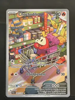 Carte Pokemon Chochodile 201/193 EV2 Evolutions de Paldea PAL - Image 2