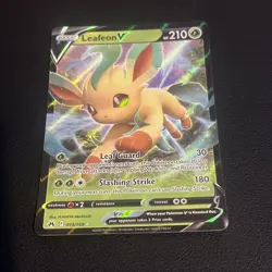 Pokemon TCG Leafeon V Crown Zenith 013/159 Holo Ultra Rare - Image 2