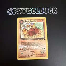 Pokemon TCG Dark Dugtrio Team Rocket 23/82 Regular Rare B15 - Image 1