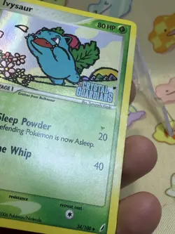 Ivysaur 34/100 Crystal Guardians Reverse Holo Rare Pokemon TCG Nintendo MP - Image 4