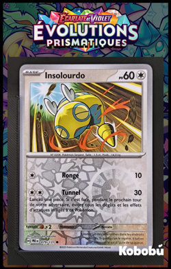 Carte Pokemon Insolourdo 079/131 Reverse EV8.5 Evolutions Prismatiques PRE - Image 1