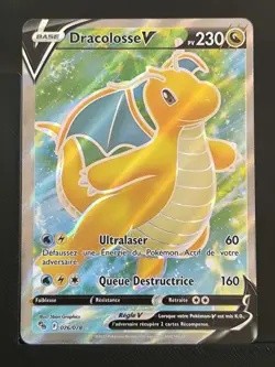 Carte Pokemon Dracolosse V 076/078 EB10.5 Pokemon Go Pogo - Image 2