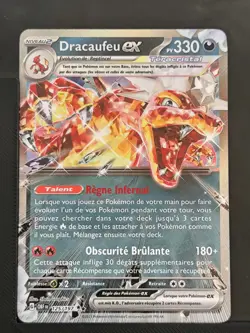 Carte Pokemon Dracaufeu EX 125/197 EV3 Flammes Obsidiennes OBF - Image 2