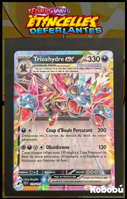 Carte Pokemon Trioxhydre EX 119/191 EV8 Etincelles Deferlantes SSP 2 - Image 1