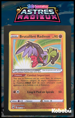 Carte Pokemon Brutalibre Radieux 081/189 EB10 Astres Radieux Epee Et Bouclier - Image 1