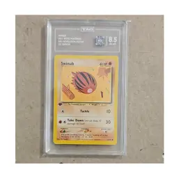 Pokemon Swinub 57/64 Neo Revelation 1st Edition TAG 8.5 Regular 2001 EN - Image 1