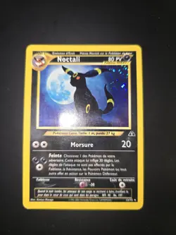 Carte Pokemon Noctali 13/75 Holo Edition 2 Ed 2 Neo Discovery Wizards FRA - Image 2