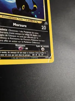 Carte Pokemon Noctali 13/75 Holo Edition 2 Ed 2 Neo Discovery Wizards FRA - Image 3