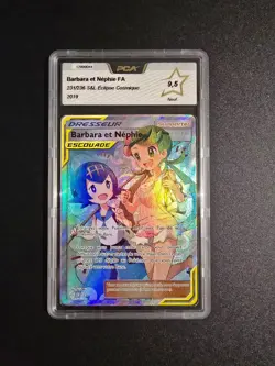 Carte Pokemon Barbara Et Nephie 231/236 PCA 9,5 Eclipse Cosmique FRA !! - Image 1