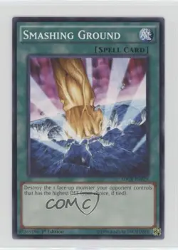 Smashing Ground 1st Ed. YuGiOh Geargia Rampage Structure Deck #SDGR-EN025 - Image 1