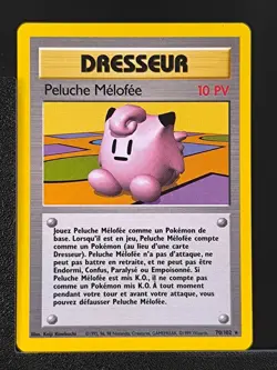 Carte Pokemon Peluche Melofee 70/102 Unlimited Ed 2 Set De Base Wizards FR - Image 1