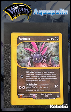 Carte Pokemon Farfuret 110/147 Aquapolis Wizards FR - Image 1