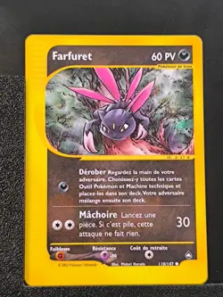 Carte Pokemon Farfuret 110/147 Aquapolis Wizards FR - Image 2