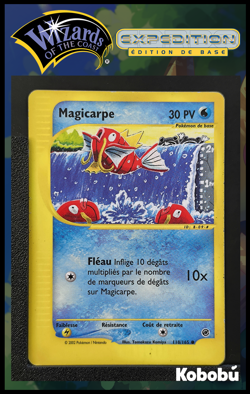 Carte Pokemon Magicarpe 118/165 Expedition Wizards FR - Image 1