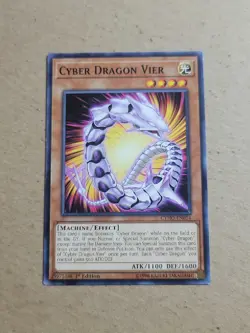 Cyber Dragon Vier - CYHO-EN014 - 1st Edition - YuGiOh-LP - Image 1