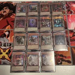 YUGIOH Albaz Branded Bystial / W Quarter Century R Deck W Oversleeves/Deck Box - Image 1