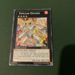 YUGIOH Secret Rare Evolzar Dolkka CT09-EN001 - Image 1