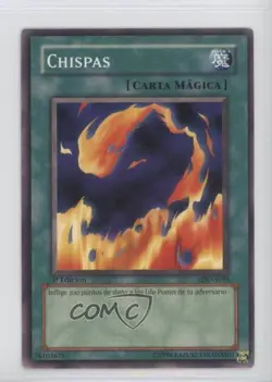 Sparks Spanish 1st Ed. YuGiOh Legend of Blue Eyes White Dragon #LDD-S055 2002 - Image 1