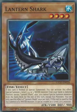 1x (NM) Lantern Shark - ETCO-EN018 - Common - 1st Edition YuGiOh - Image 1