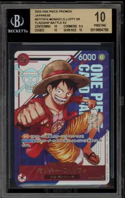 One Piece CCG Monkey.D.Luffy Flagship Battle EX Japanese Promo ST21-014 BGS 10 - Image 1