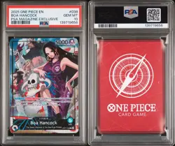 2025 ONE PIECE PROMOS PSA MAGAZINE EXCLUSIVE #038 BOA HANCOCK PSA 10 - Image 3