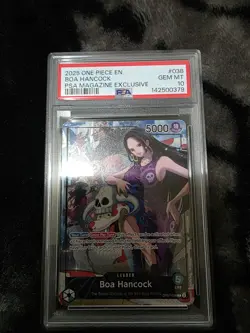 2025 ONE PIECE PROMOS PSA MAGAZINE EXCLUSIVE #038 BOA HANCOCK PSA 10 - Image 1