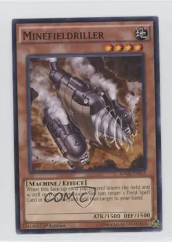 Minefield Driller 1st Ed. YuGiOh Geargia Rampage Structure Deck #SDGR-EN015 - Image 1