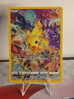 Pokemon Pikachu TCG Card Crown Zenith 160/159 Holo Secret Rare NM/Mint Condition - Image 1